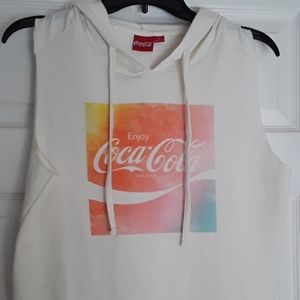 Cropped Coca Cola hoodie